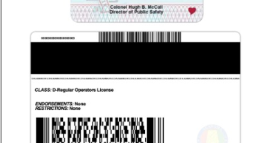 Alabama Driver License Template PSD V1 [Fake AL ID]