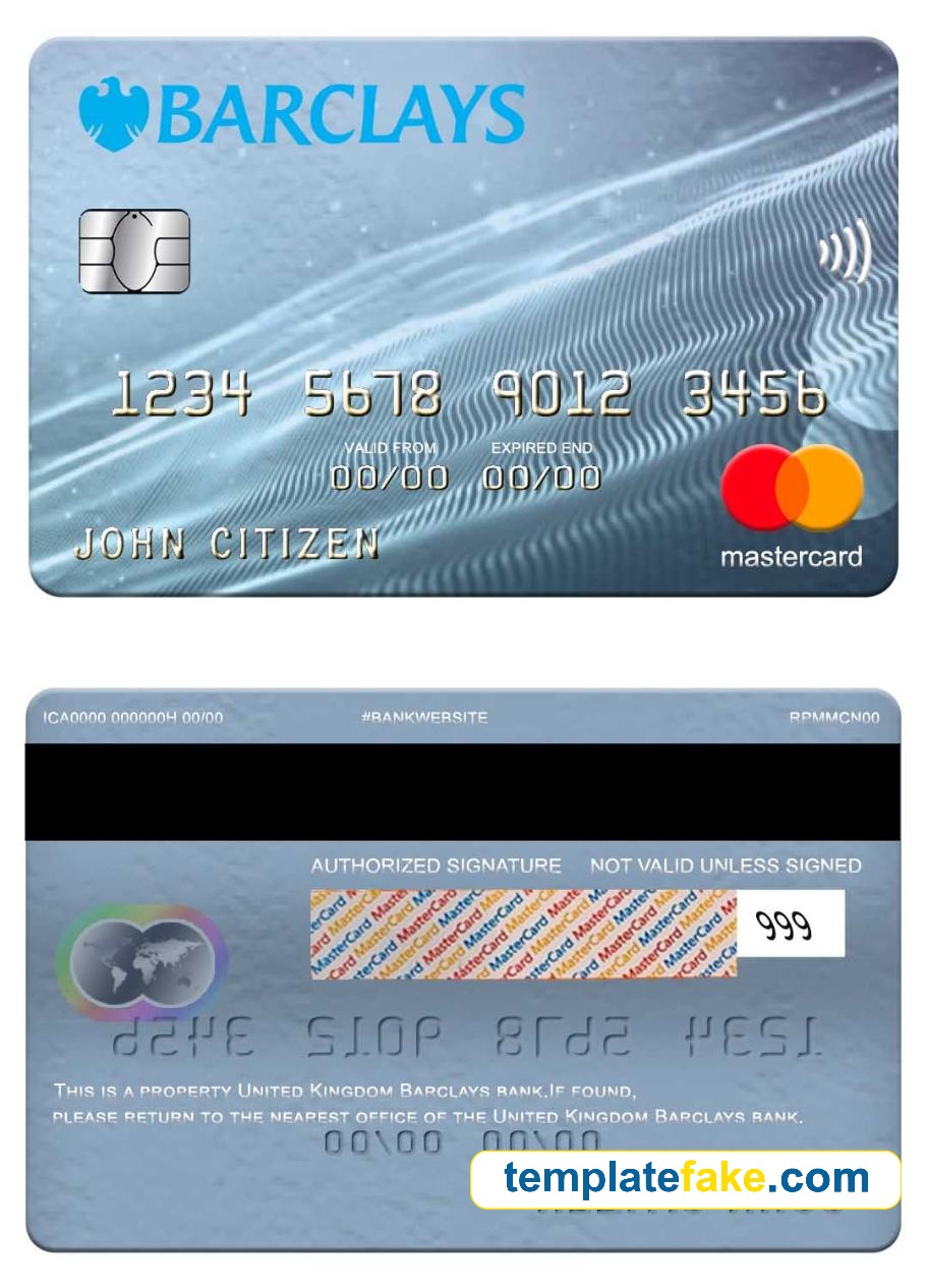 Barclaycard CashForward Mastercard Template 02